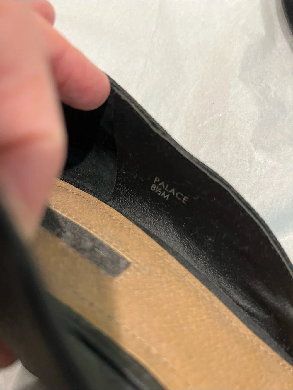 {Tahari}: Black Two-Texture Wedge Heels / 8.5